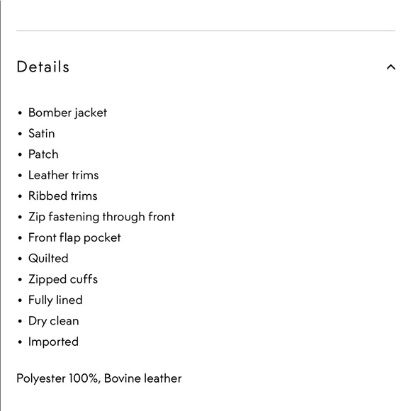 COACH Leather-trimmed appliquéd satin bomber - Picture 6 of 7